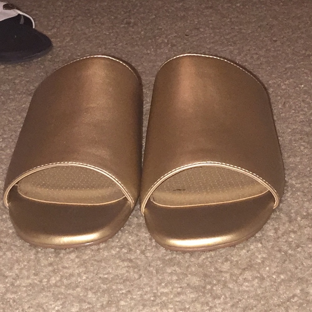 Gold sandals